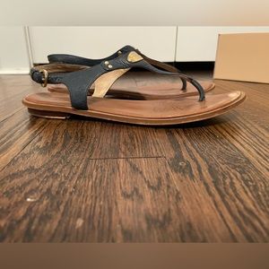 Women’s Michael Kors Navy Leather Sandals